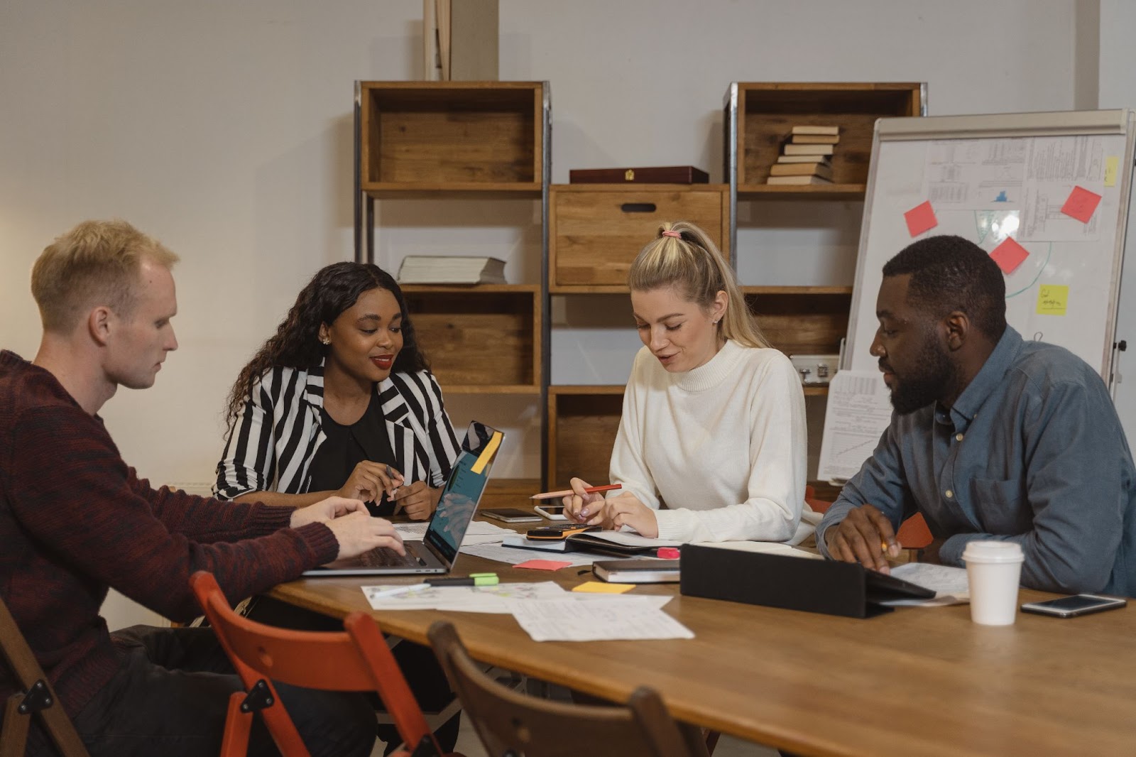 employees communicating with each other