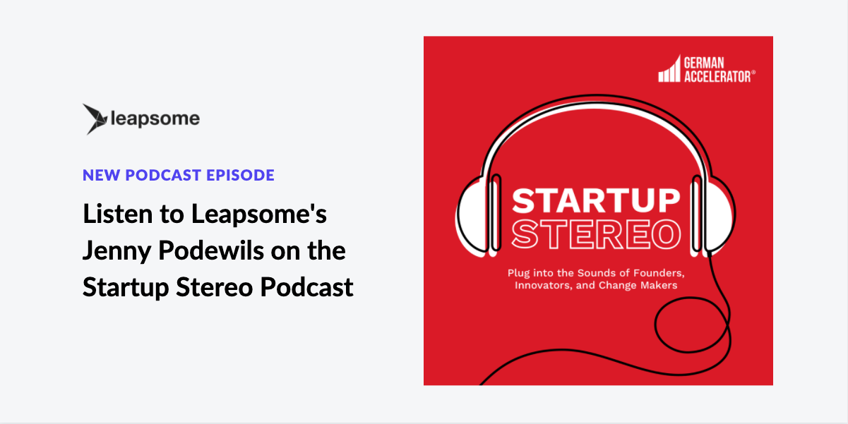 Listen to Leapsome’s Jenny von Podewils on the Startup Stereo podcast