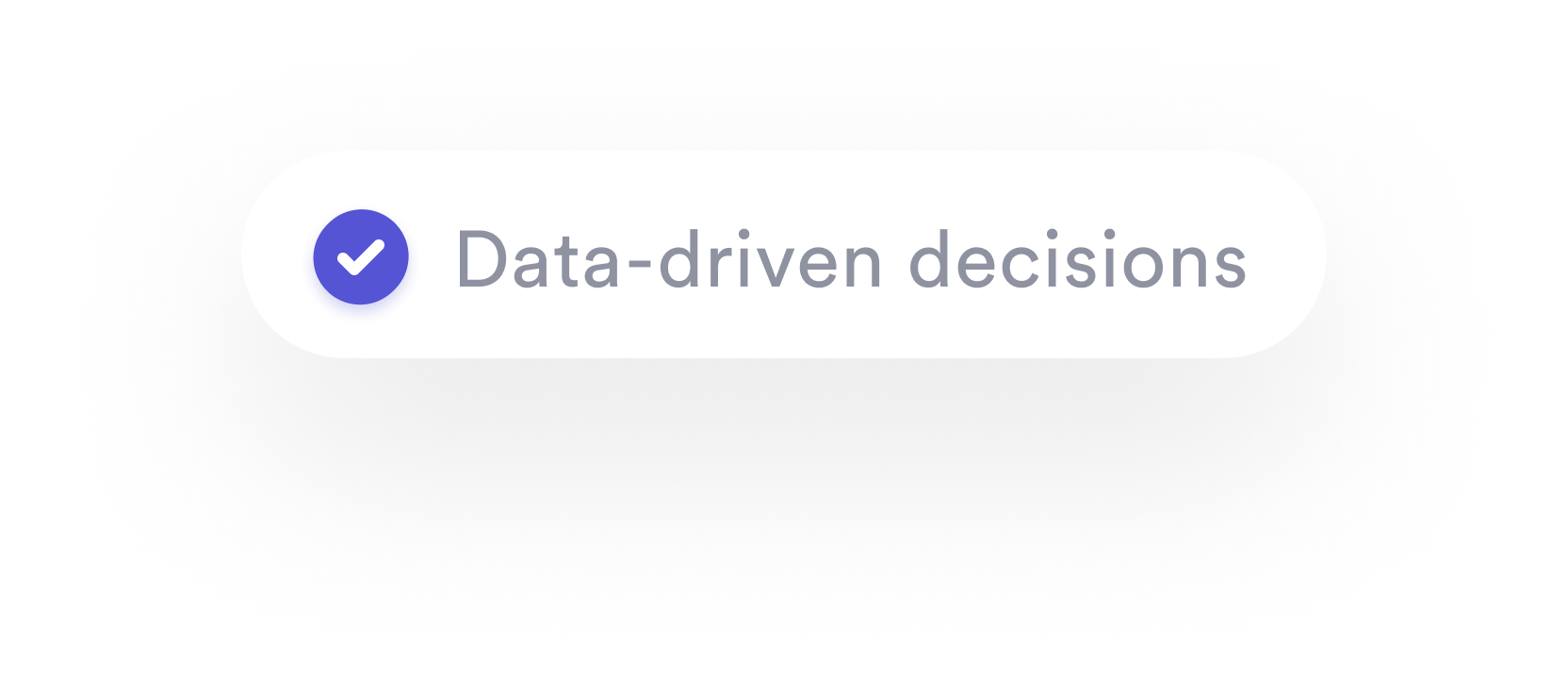 Checkmark data-driven decisions