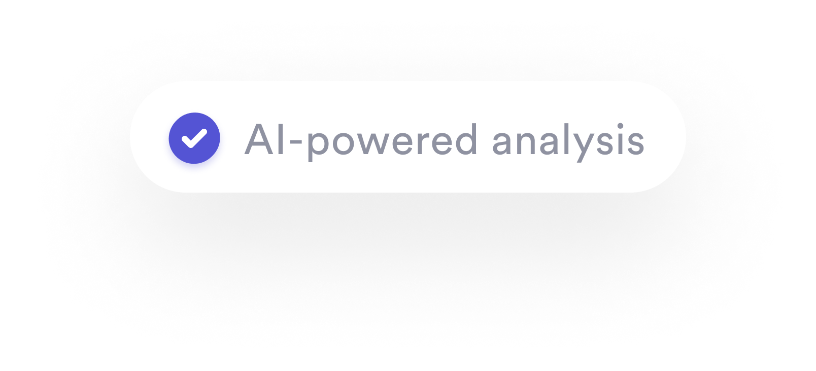 Checkmark AI-powered analysis