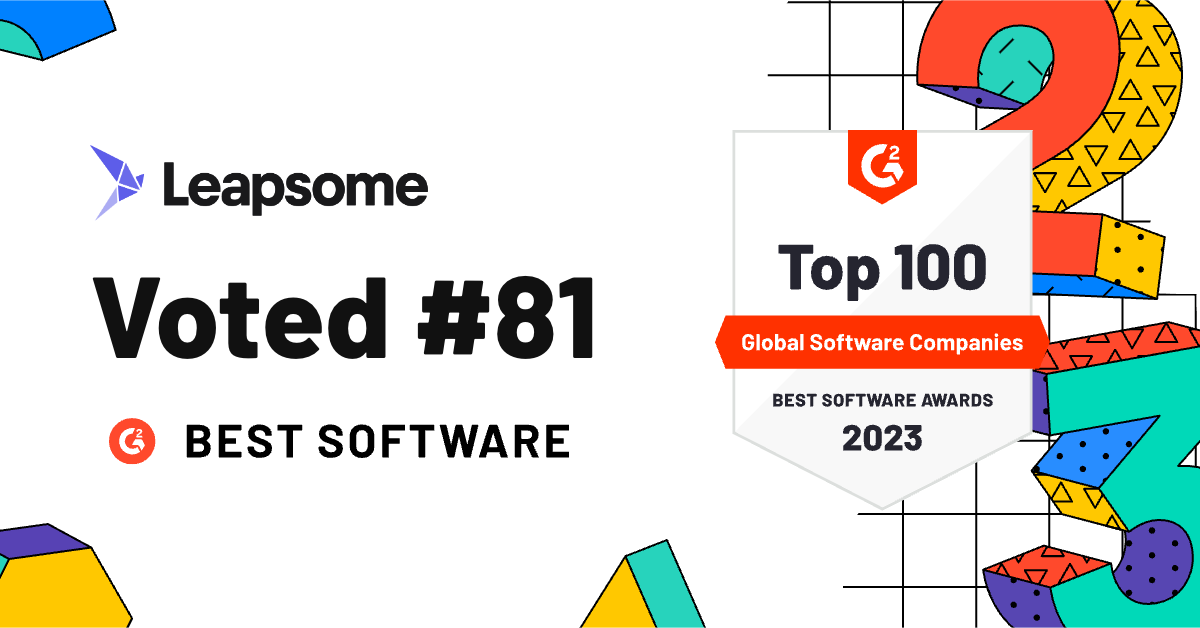 Leapsome earns spot on G2’s Global Best of Software 2023 list