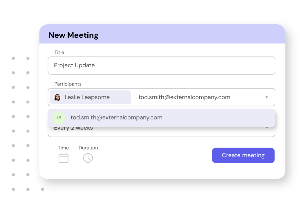 Structured 1-on-1 Meetings Software screenshot showing the integration with employee feedback and praise