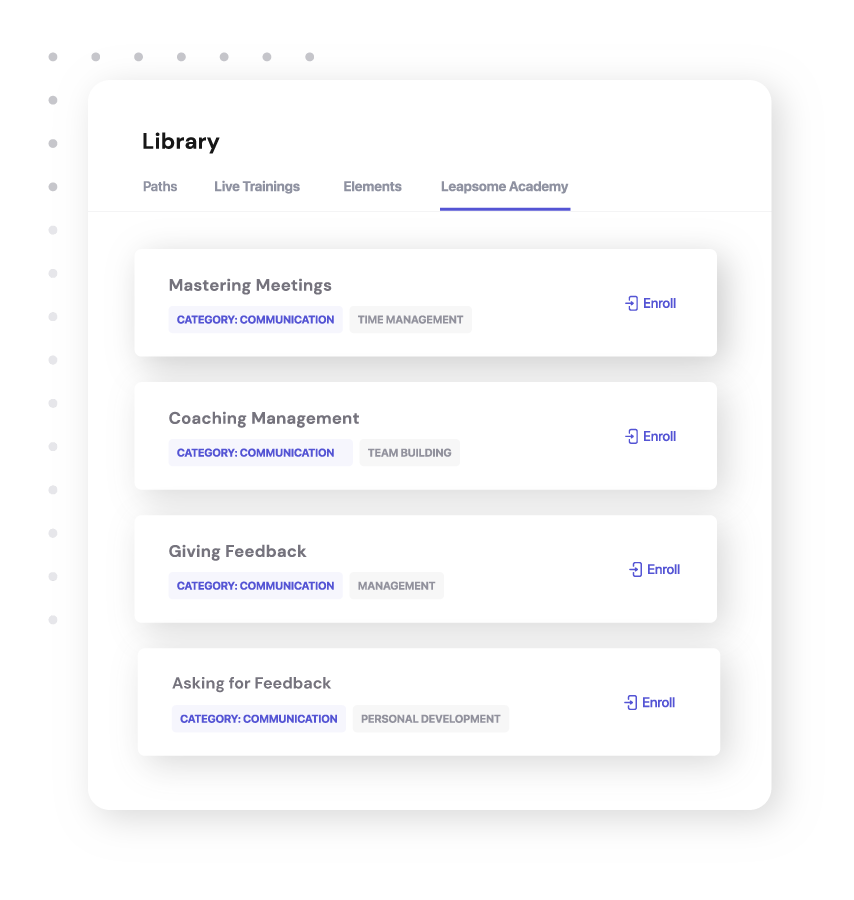 Structured 1-on-1 Meetings Software screenshot showing the integration with employee feedback and praise